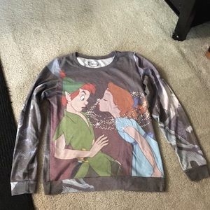 Disney Peter Pan Pullover Sweatshirt Size Medium